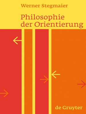 cover image of Philosophie der Orientierung
